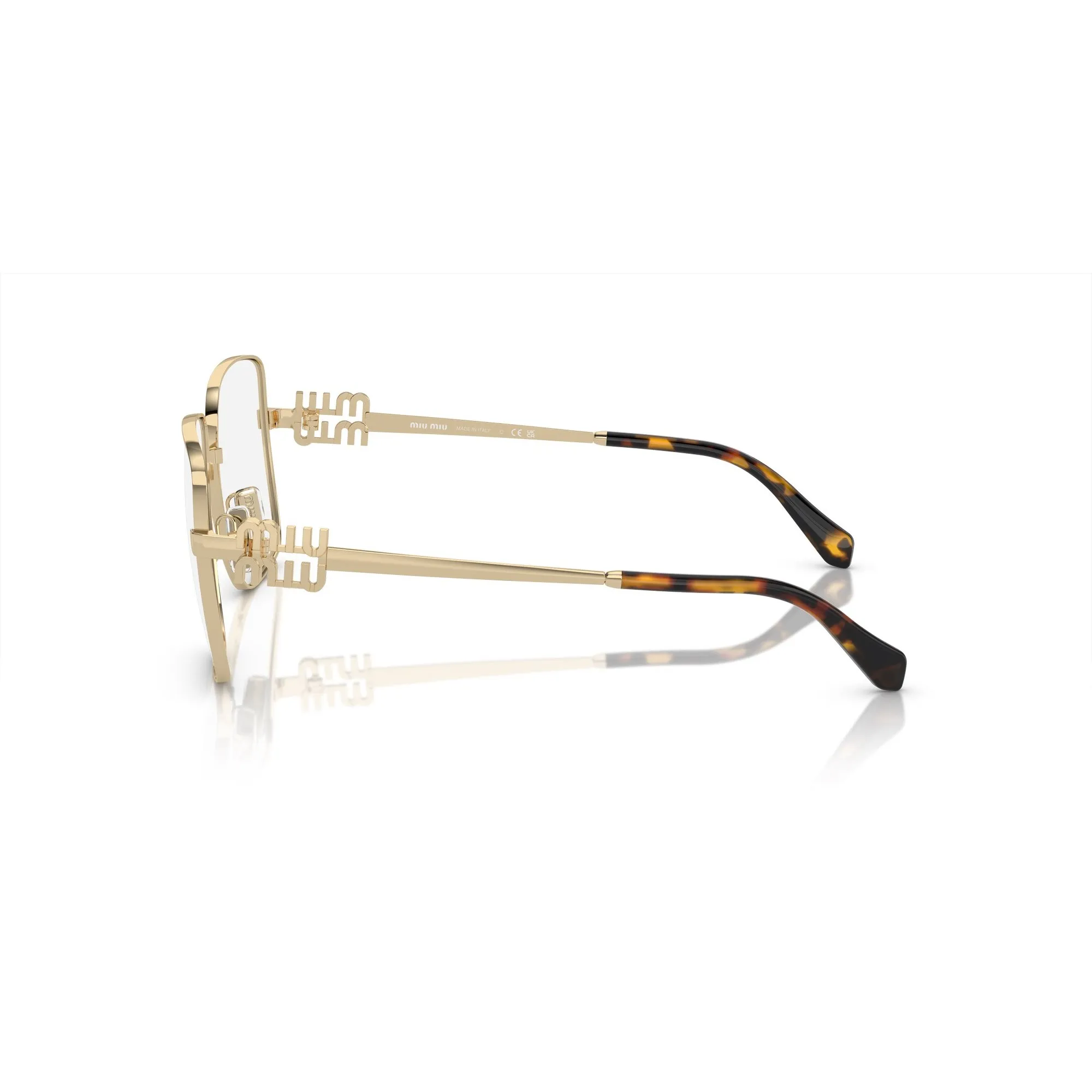   Miu Miu MU 51XV - ZVN1O1 Oro Pallido | Occhiale Da Vista Donna 